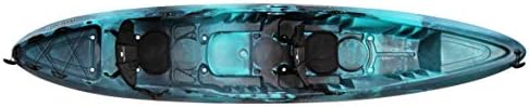 Perception Rambler | Sit on Top Tandem Kayak | Recreational Kayak for Two | Storage with Tie Downs